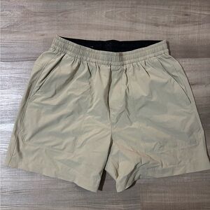 Lululemon Tan “Ripstop” Shorts